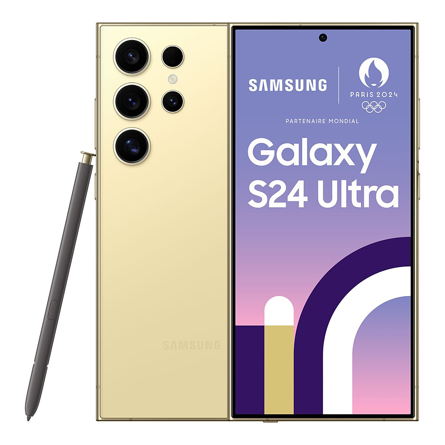 Smartphone reconditionné Samsung Galaxy S24 Ultra 5G (Ambre) - 1 To · Reconditionné