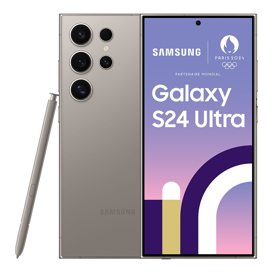 Smartphone Samsung Galaxy S24 Ultra 5G (Gris) - 256 Go