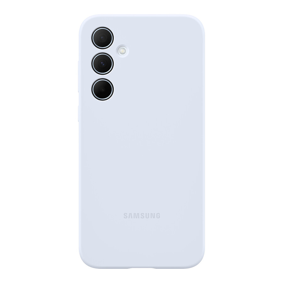 Coque et housse Samsung Coque Silicone Bleu Galaxy A35 5G
