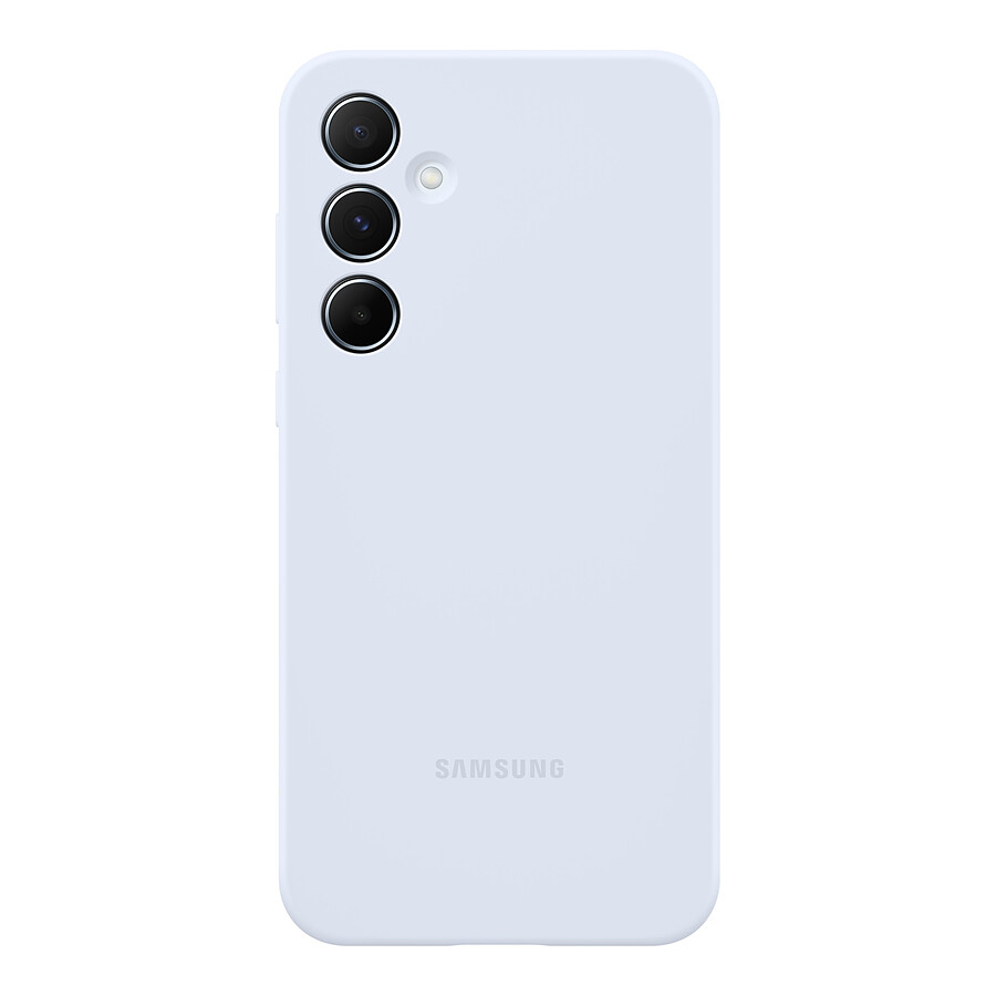 Coque et housse Samsung Coque Silicone Bleu Galaxy A55 5G