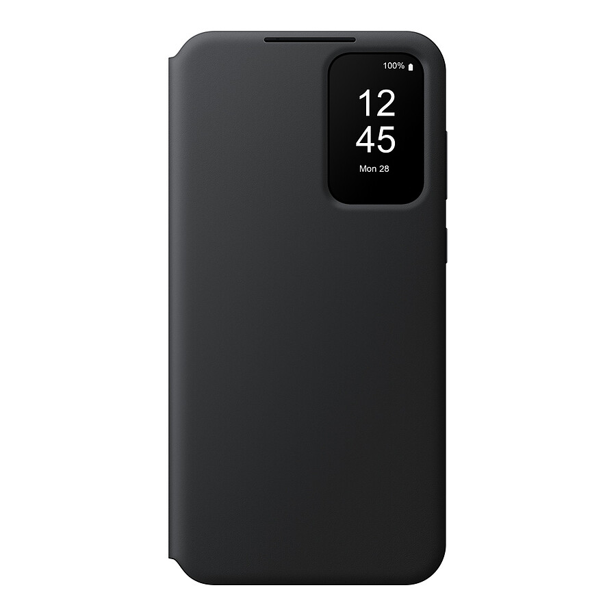 Coque et housse Samsung Étui Smart View Noir avec porte-carte - Galaxy A55