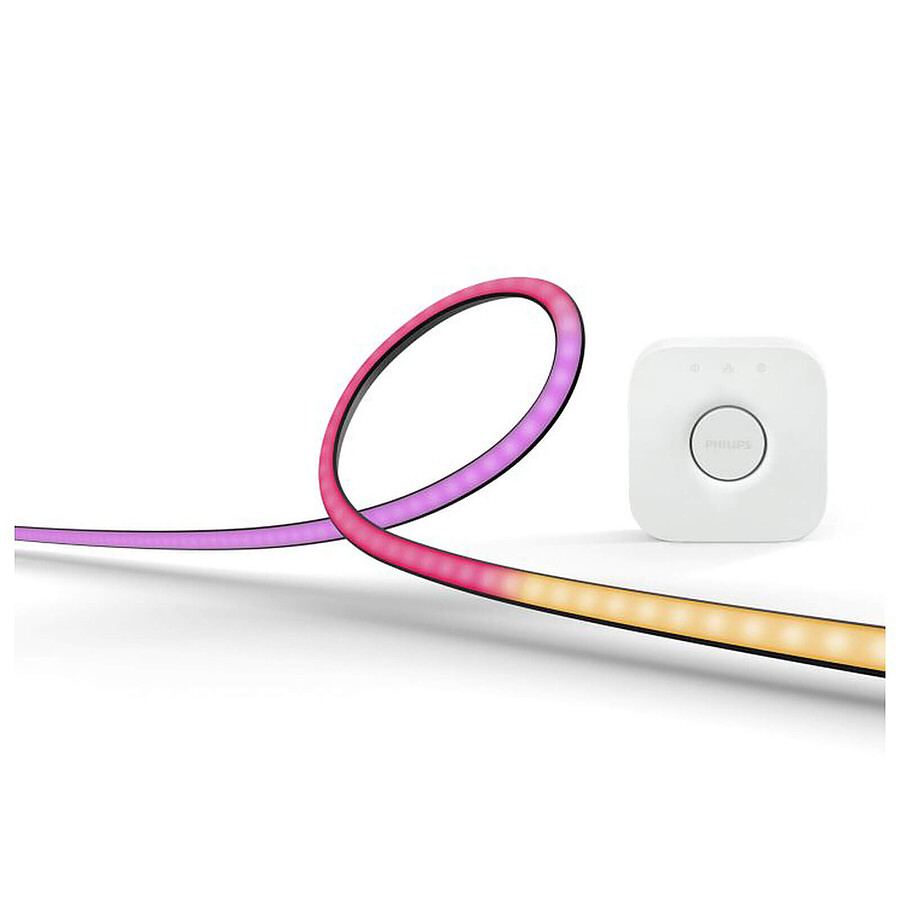 Lampe connectée Philips Hue Play Gradient PC Lightstrip 32" à 34" Starter Kit