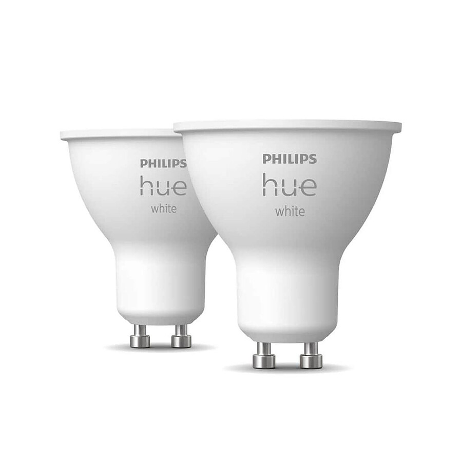 Ampoule connectée Philips Hue White GU10 x2