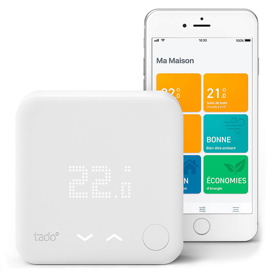 Thermostat connecté Tado Thermostat Intelligent V3+ - Kit de démarrage