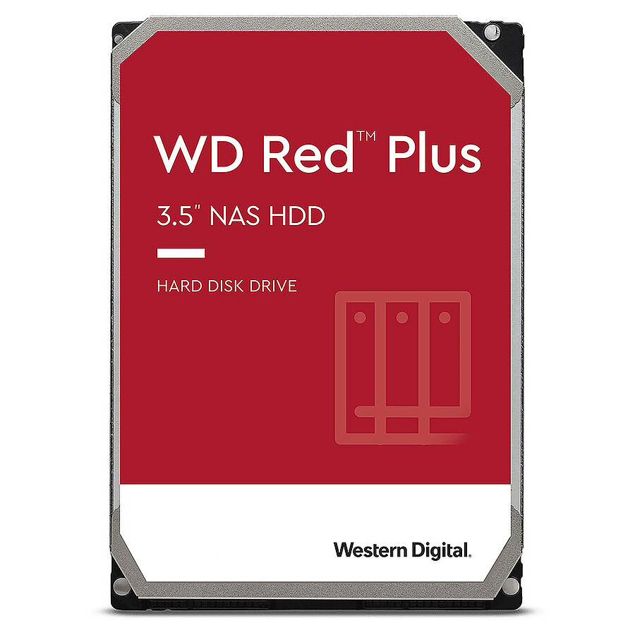 Disque dur interne Western Digital WD Red Plus - 2 To - 64 Mo 
