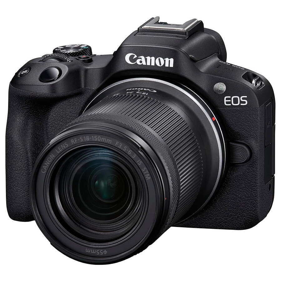 Appareil photo hybride Canon EOS R50 + RF-S 18-150 mm f/3.5-6.3 IS STM