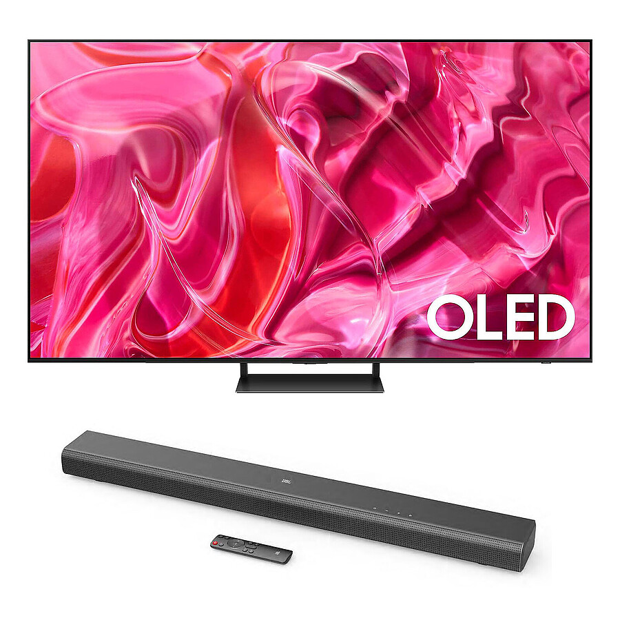 TV Samsung OLED TQ55S90C + JBL Bar SB510