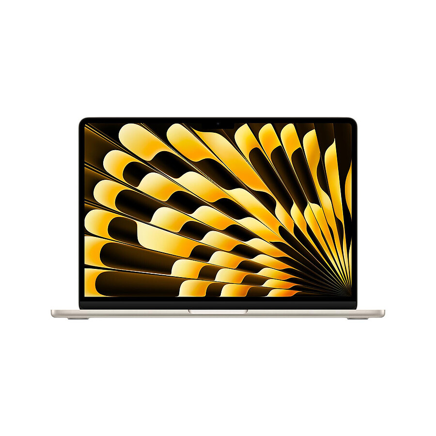 MacBook Apple MacBook Air M3 13 pouces (2024) Lumière stellaire 16 Go/256 Go (MC8J4FN/A)