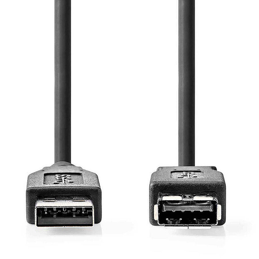Câble USB Nedis Rallonge USB 3.0 noir - 3 m 