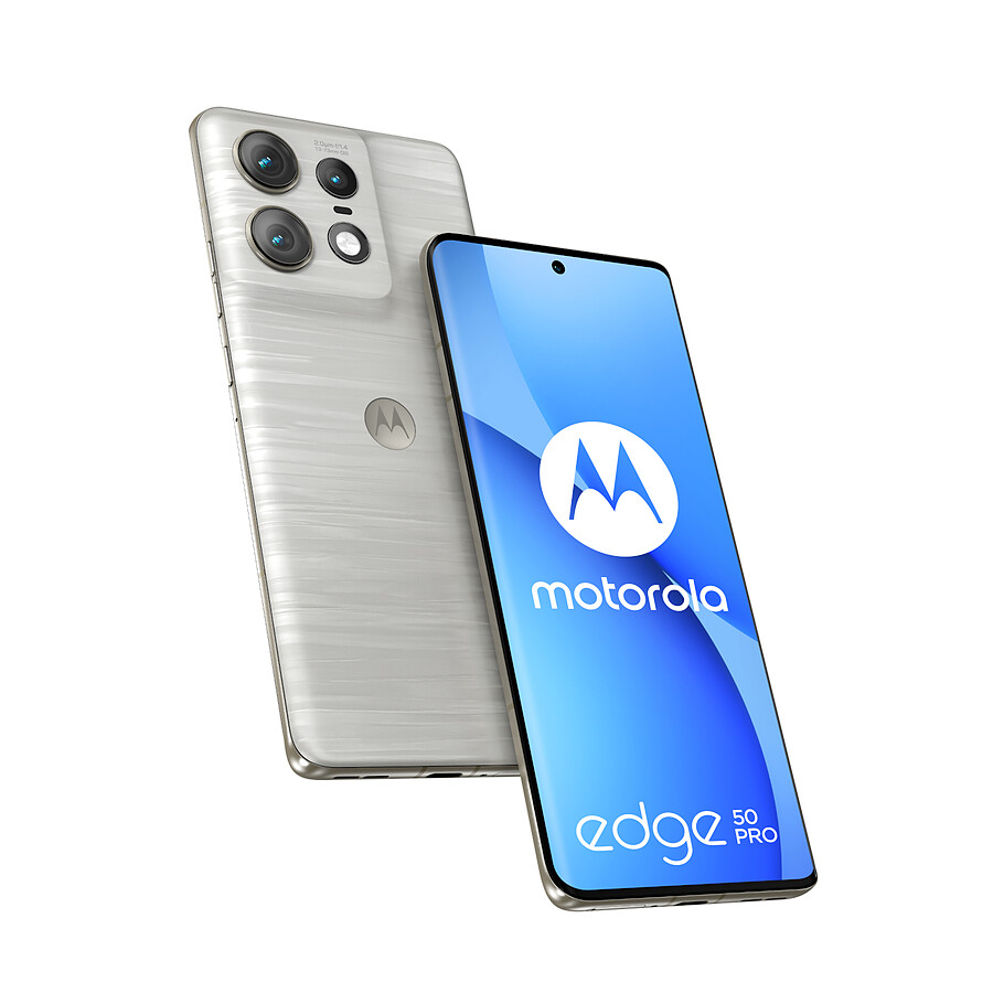 Smartphone Motorola Edge 50 Pro Blanc nacré