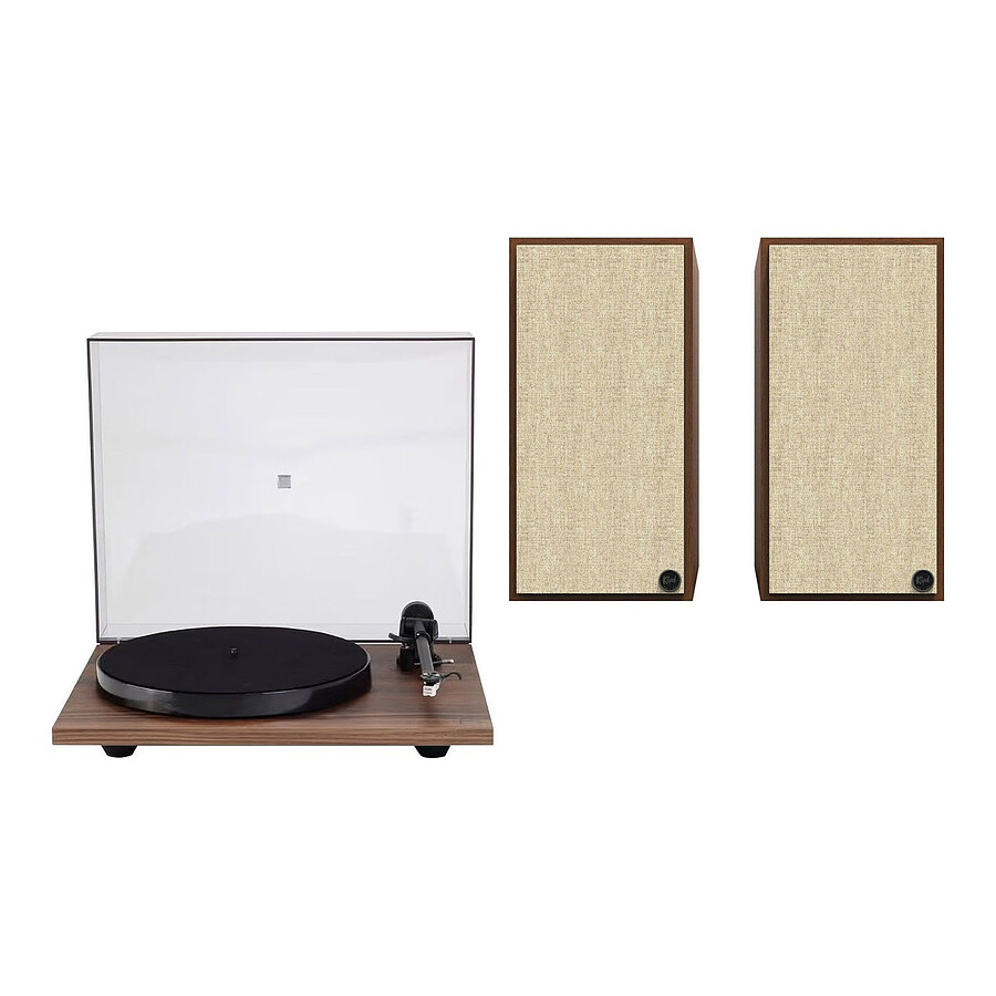 Mini-chaine Rega Planar 1 Noyer + Klipsch The Sevens Noyer