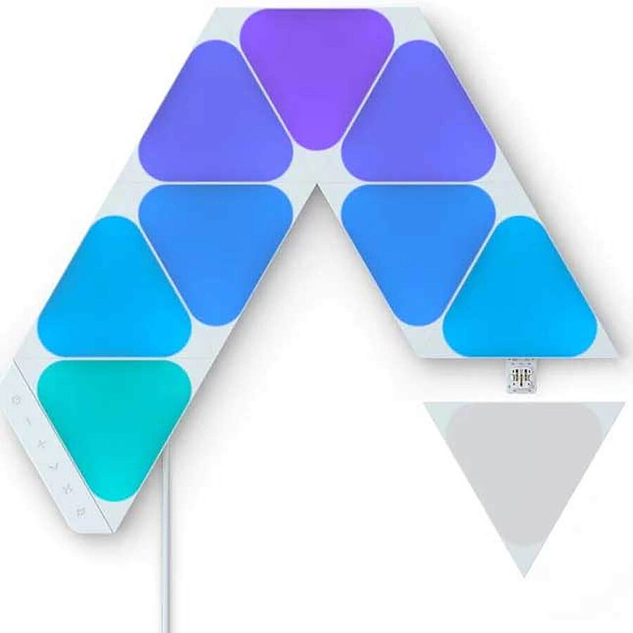 Lampe connectée Nanoleaf Shapes Triangles Mini Starter Kit x9