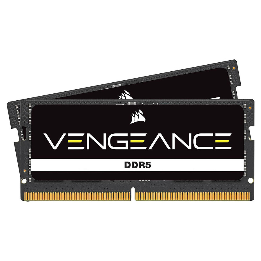 Mémoire Corsair Vengeance SO-DIMM - 2 x 24 Go (48 Go) - DDR5 5200 MHz - CL44