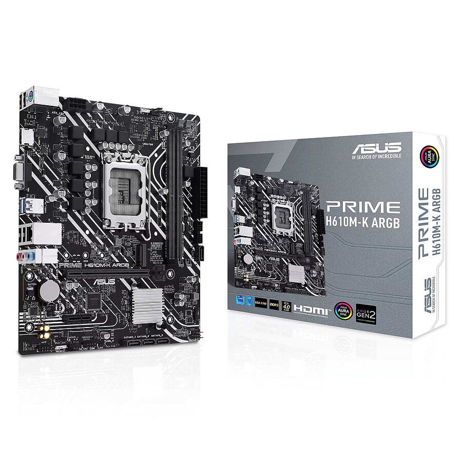 Carte mère Asus PRIME H610M-K ARGB