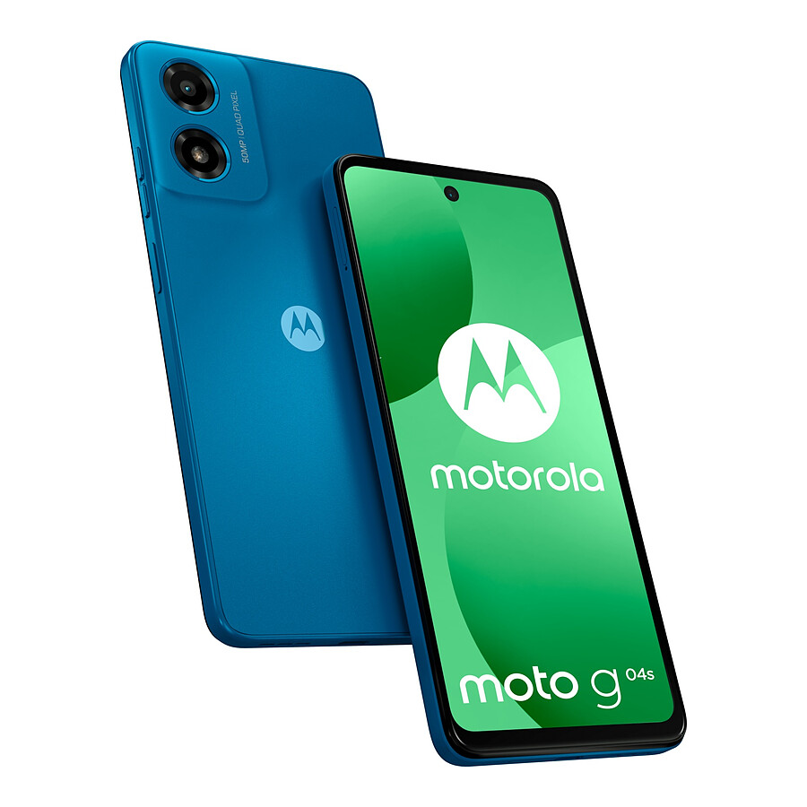 Smartphone Motorola Moto G04s Bleu Satiné - 64 Go