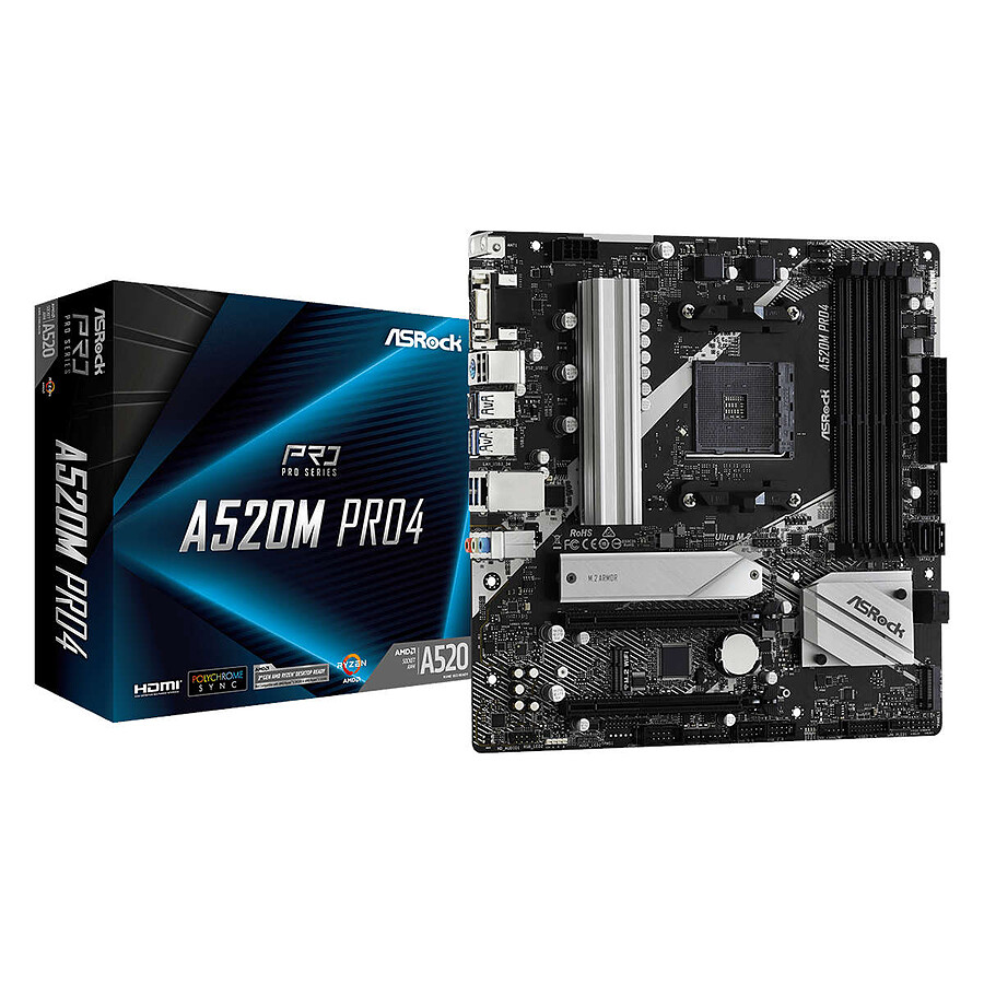 Carte mère ASRock A520M Pro4