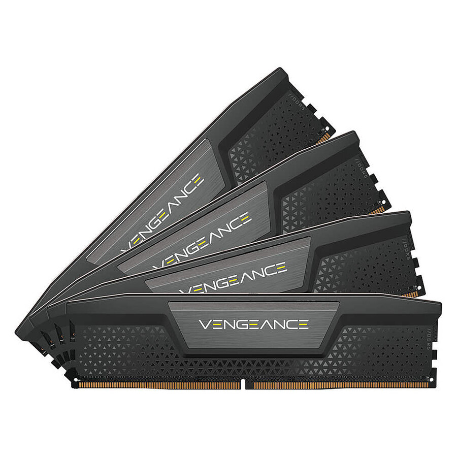 Mémoire Corsair Vengeance Black - 4 x 24 Go (96 Go) - DDR5 6400 MHz - CL32