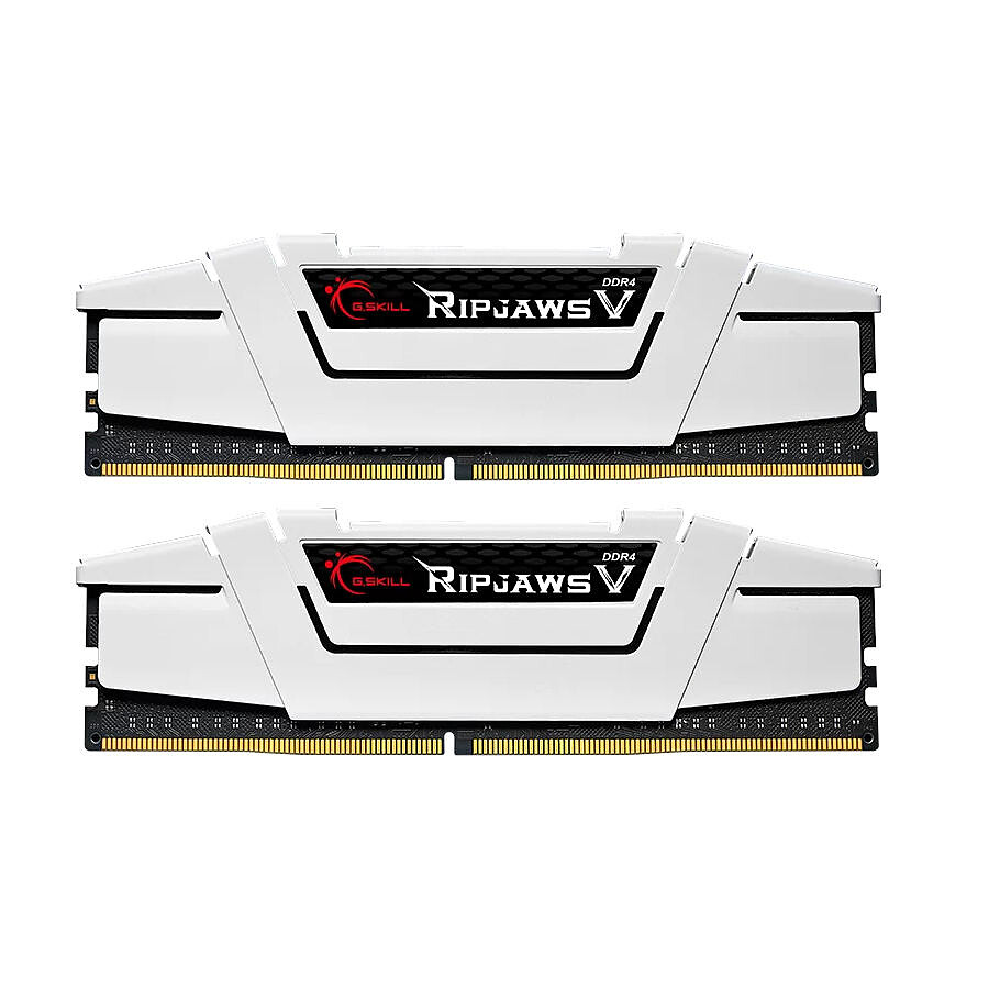 Mémoire G.Skill Ripjaws V White - 2 x 16 Go (32 Go) - DDR4 3600 MHz - CL18