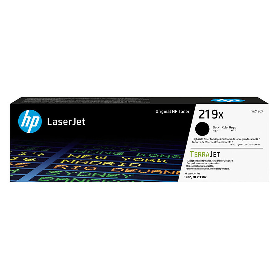 Toner HP 219X (W2190X) - Noir