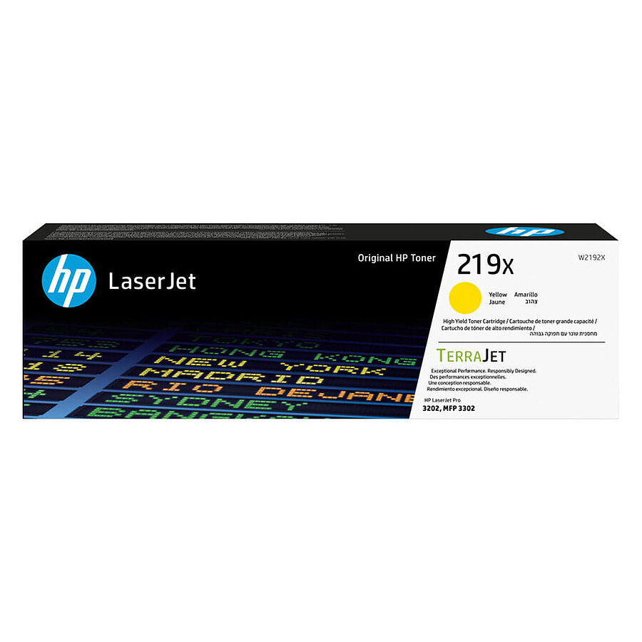 Toner HP 219X (W2192X) - Jaune