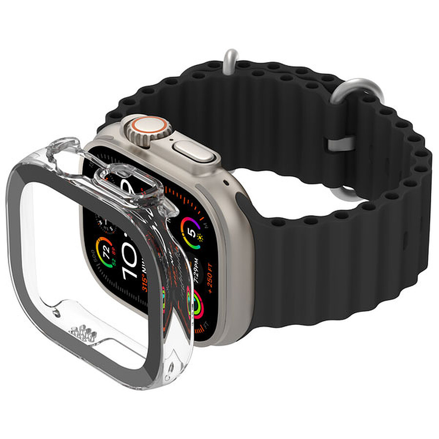 Montre connectée Belkin ScreenForce Protection d'écran 2-en-1 pour Apple Watch Ultra/Ultra 2 - Transparent