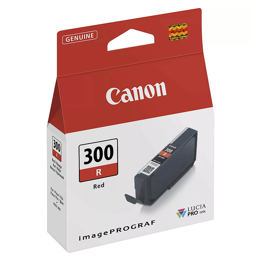 Cartouche d'encre Canon PFI-300 - Rouge