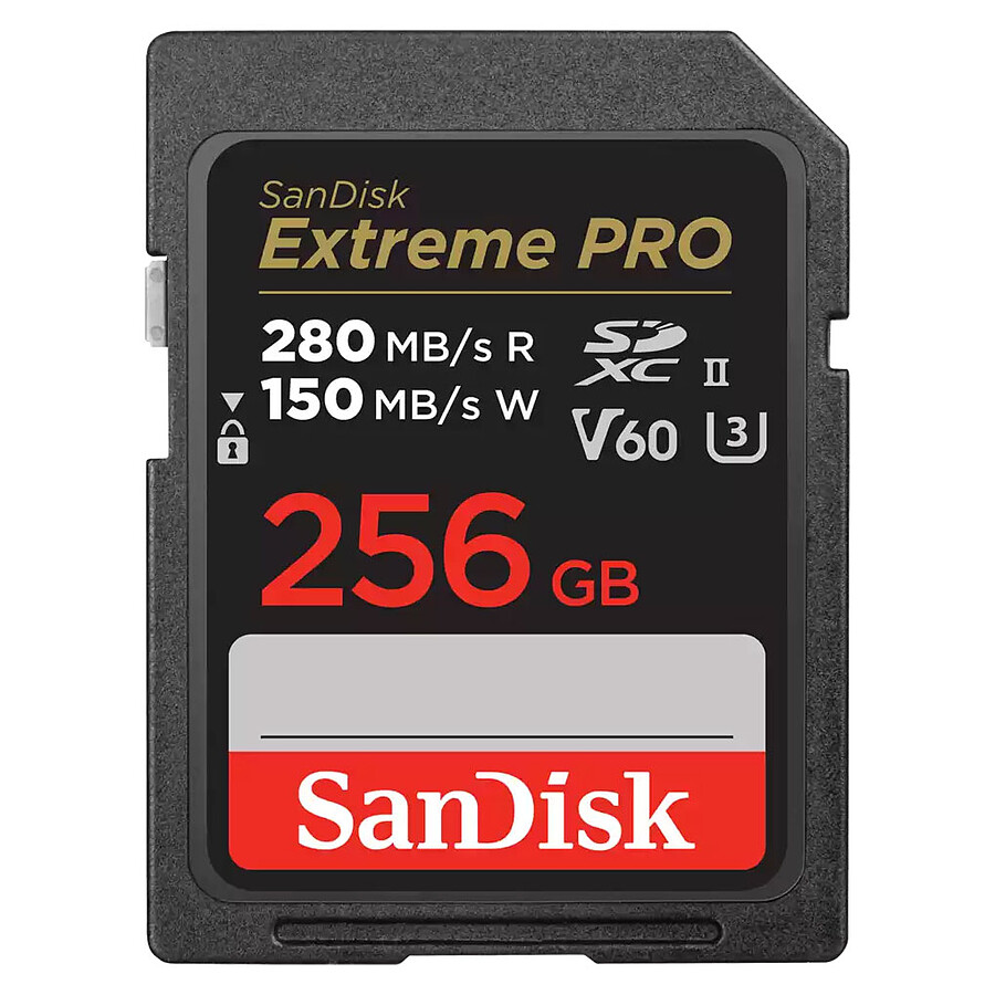 Carte mémoire SanDisk Extreme PRO UHS-II V60 256 Go