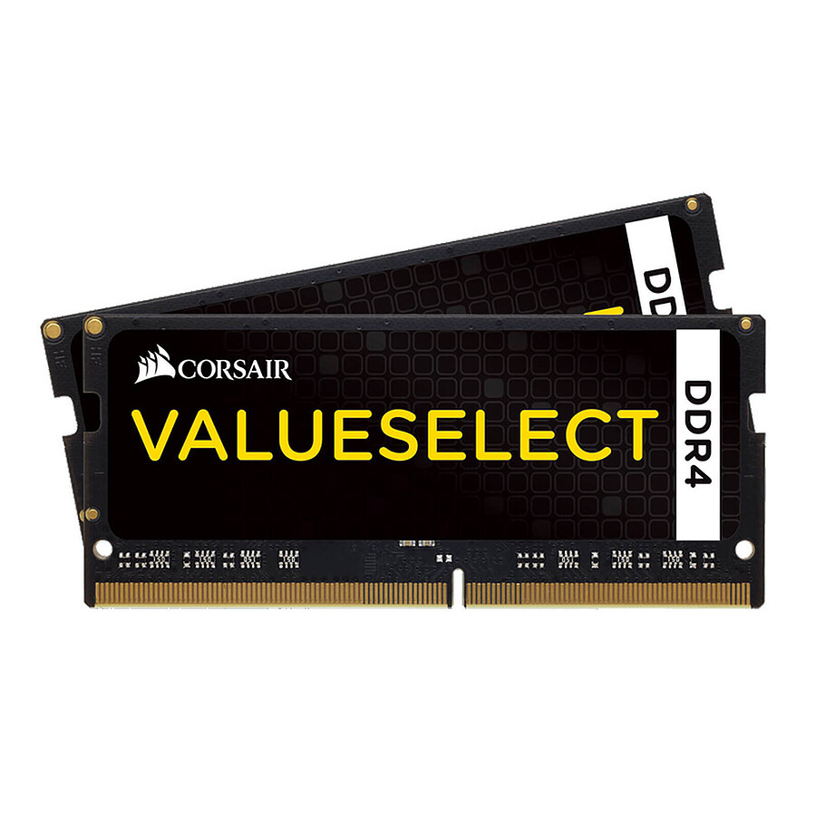 Mémoire Corsair Value Select SO-DIMM - 2 x 16 Go (32 Go) - DDR4 2666 MHz - CL18