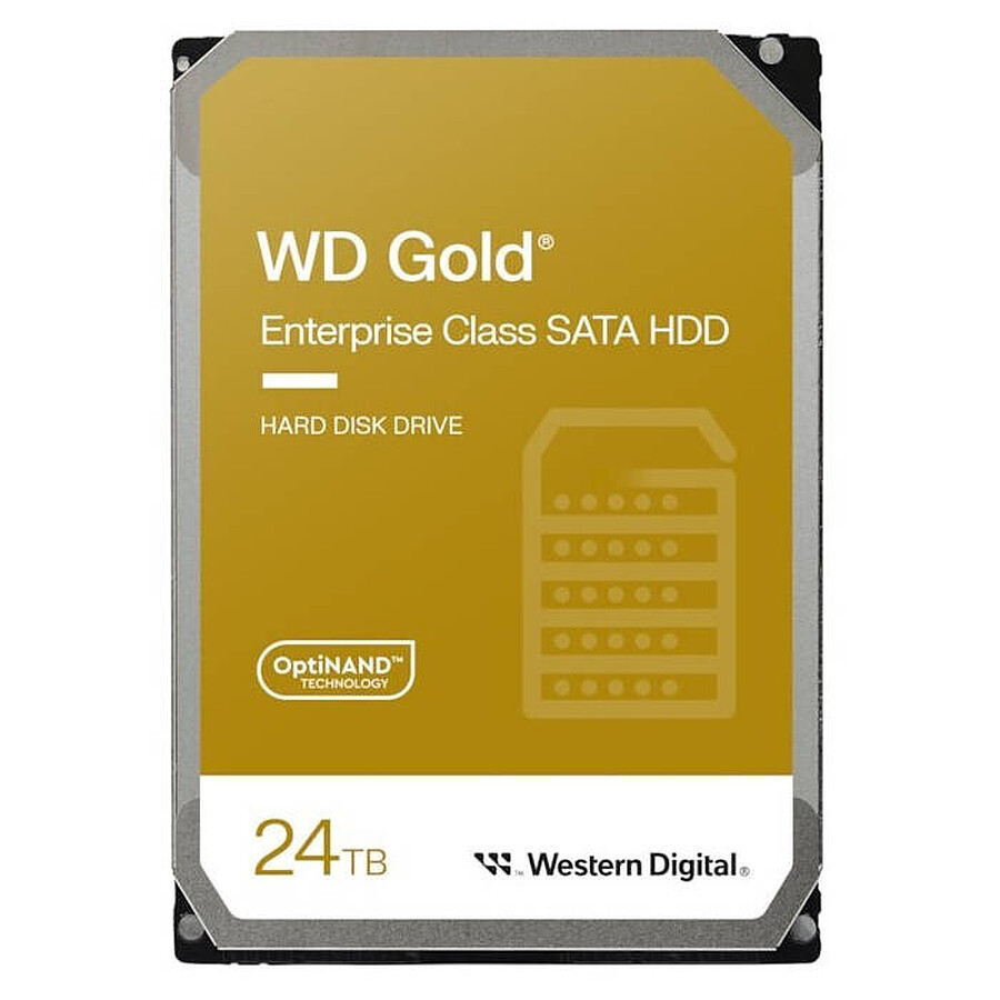 Disque dur interne Western Digital WD Gold - 24 To - 512 Mo