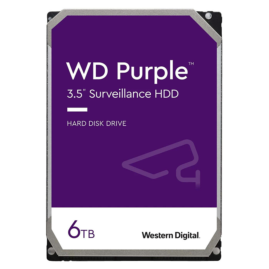 Disque dur interne Western Digital WD Purple - 6 To - 256 Mo