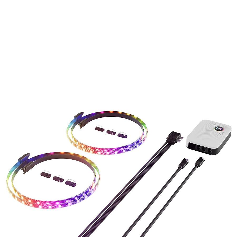 Câble d'alimentation Hyte LS30 qRGB Light Strips Dual Pack + NP50