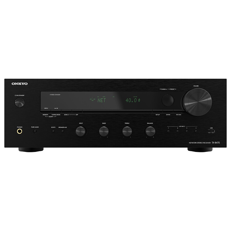 Ampli HiFi Stéréo Onkyo TX-8470 Noir