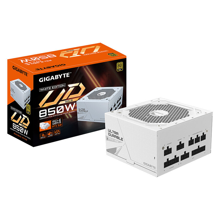 Alimentation PC Gigabyte UD850GM PG5W - Gold