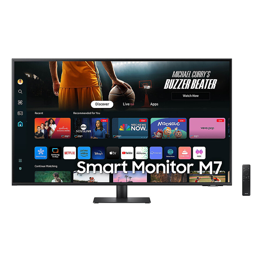 Écran PC Samsung Smart Monitor M7 S43DM702UU