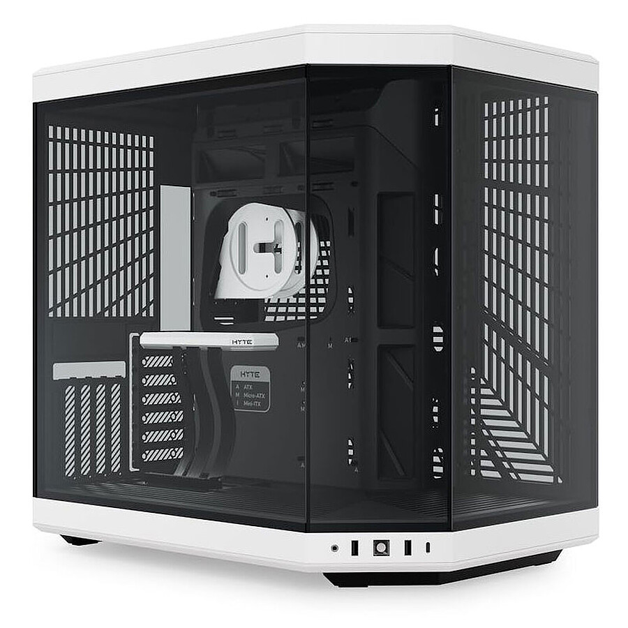 Boîtier PC Hyte Y70 - Blanc / Noir