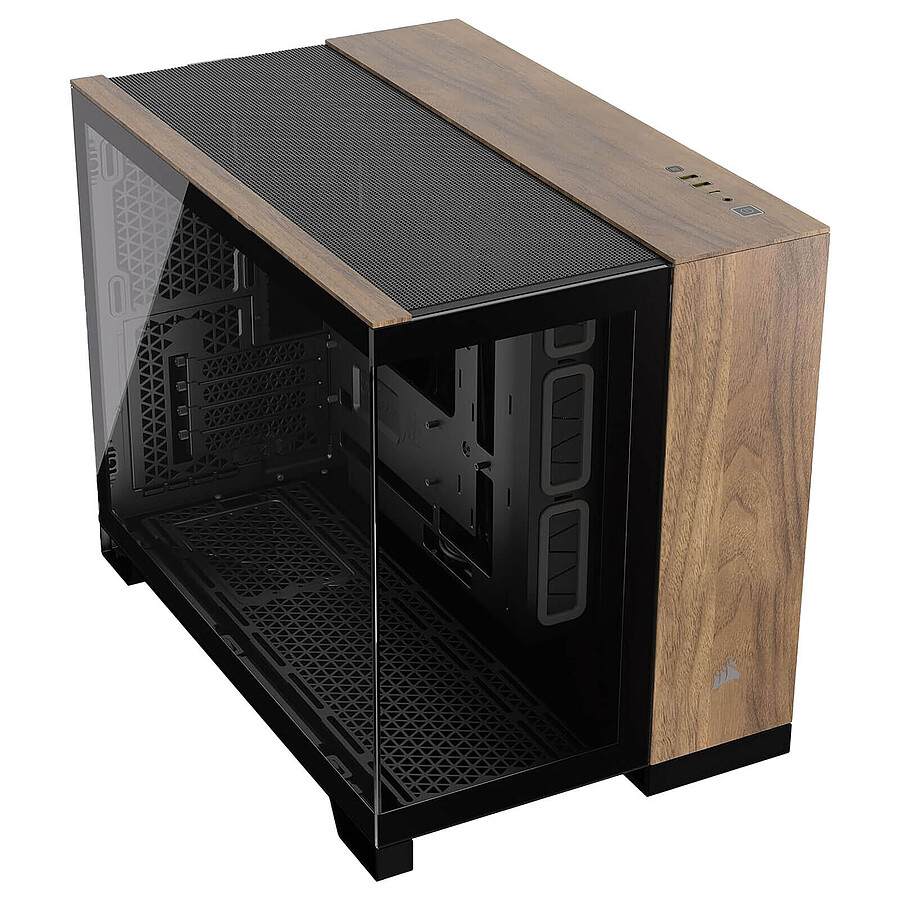 Boîtier PC Corsair 2500X - Noir/Noyer