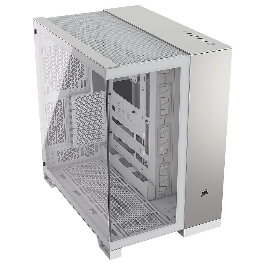 Boîtier PC Corsair 6500X - Blanc/Aluminium