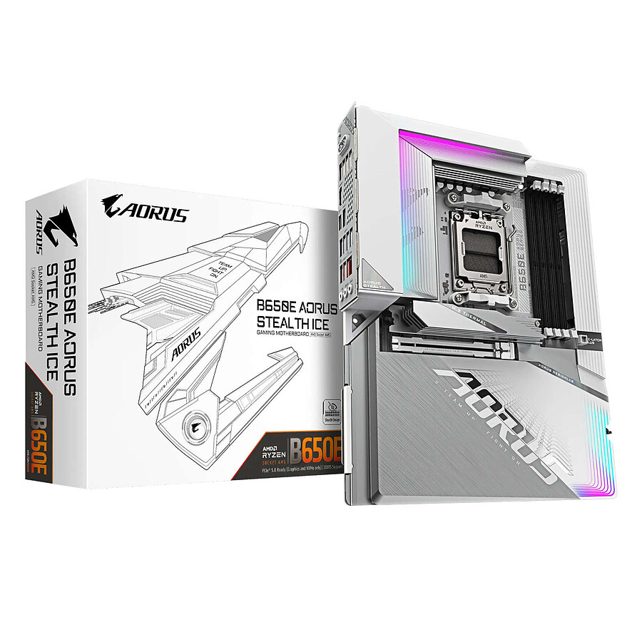 Carte mère Gigabyte B650E AORUS STEALTH ICE 