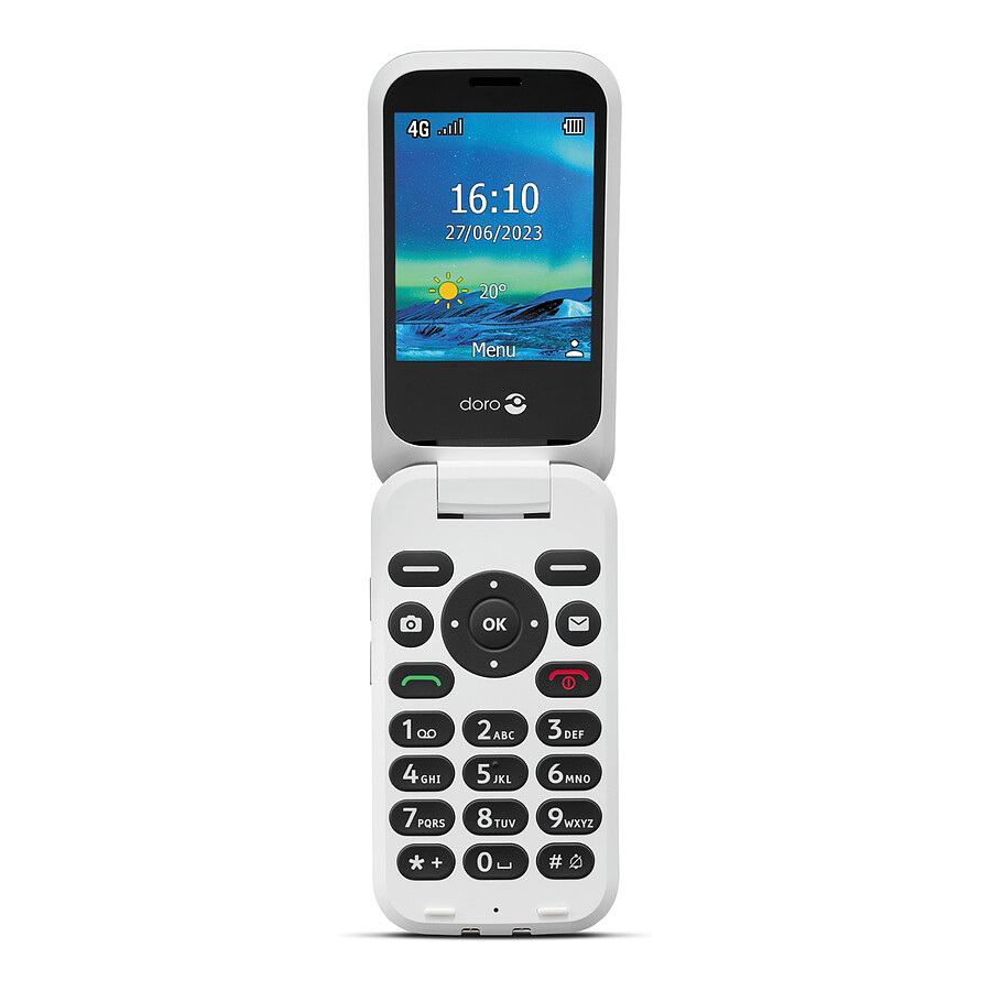 Smartphone DORO 6820 (Noir/Blanc) - 4G