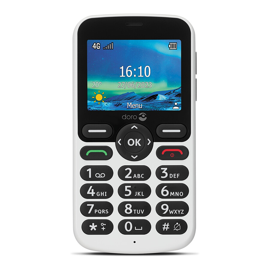 Smartphone DORO 5860 (Noir/Blanc) - 4G