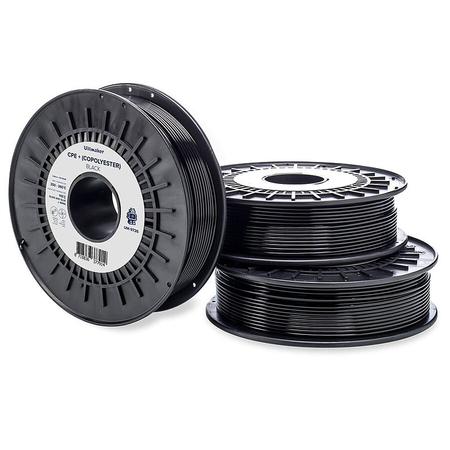 Filament 3D Ultimaker CPE+ - Noir 2.85 mm