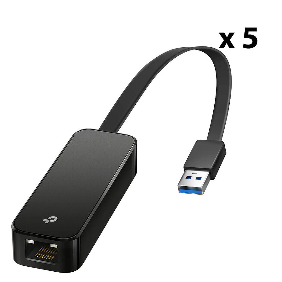 Carte réseau TP-Link UE306 - Adaptateur USB Type-A vers Gigabit Ethernet x 5