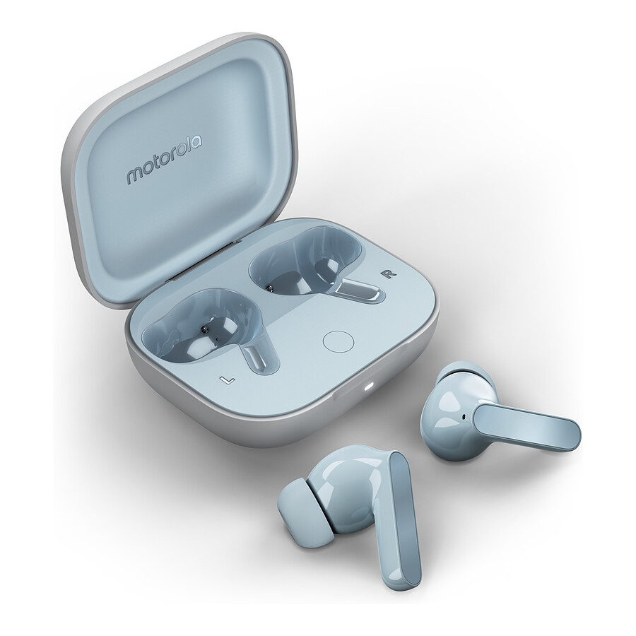 Casque Audio Motorola Buds - Bleu Ciel