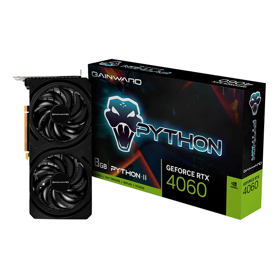 Carte graphique Gainward GeForce RTX 4060 Python II 