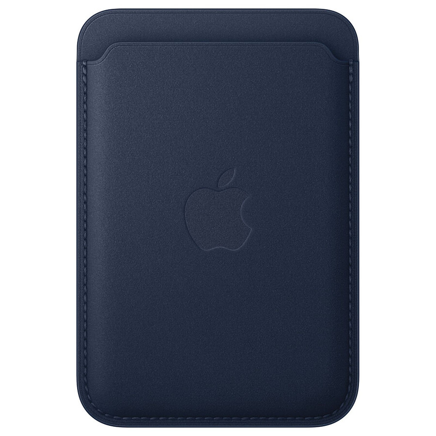 Coque et housse Apple Porte-cartes en tissage fin avec MagSafe pour Apple iPhone - Bleu