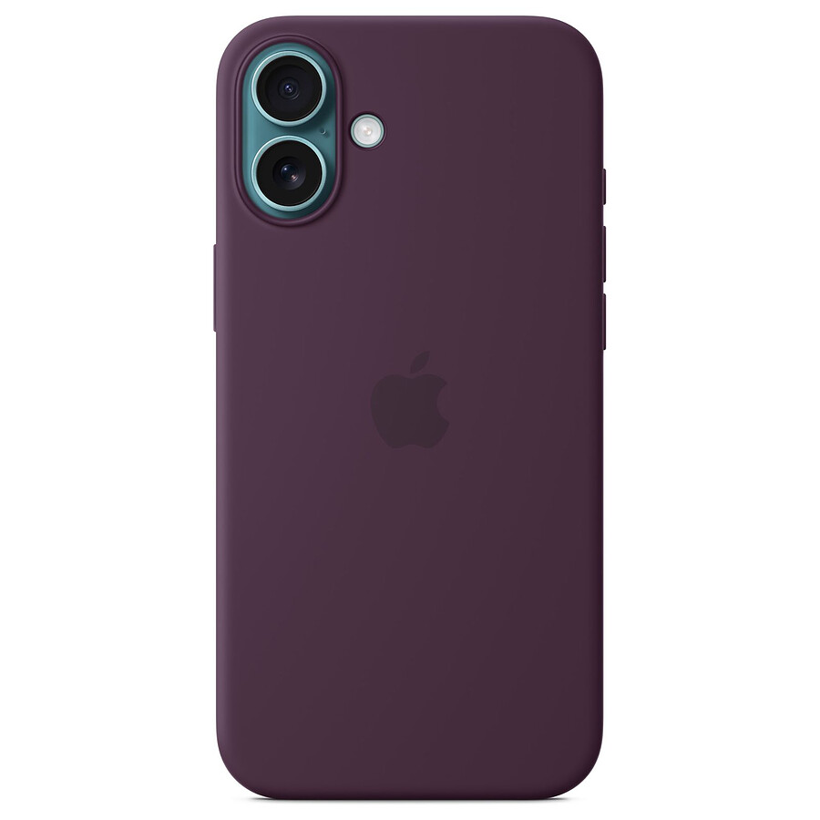 Coque et housse Apple Coque en silicone avec MagSafe Prune  - iPhone 16 Plus