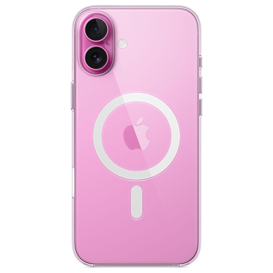 Coque Transparente Magsafe Pour IPhone 16E / SE4 2025 - Noire, + 2 Verres Trempés - Neuf