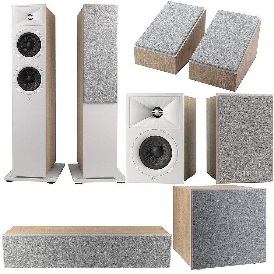 Enceintes HiFi / Home-Cinéma JBL Pack Stage V2 260F Latte 5.1.2 Atmos