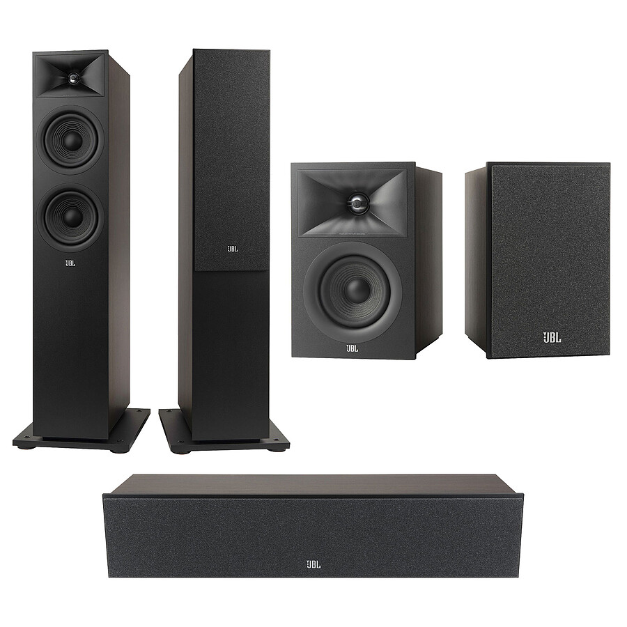 Enceintes HiFi / Home-Cinéma JBL Pack Stage V2 260F Espresso 5.0