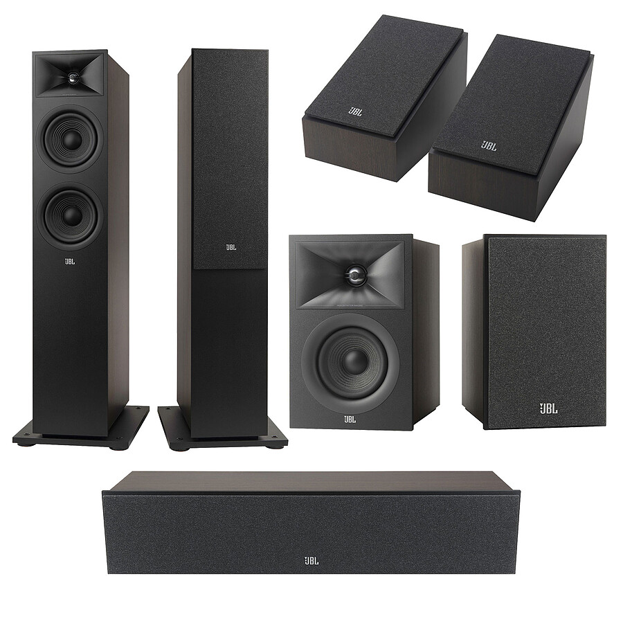 Enceintes HiFi / Home-Cinéma JBL Pack Stage V2 260F Espresso 5.0.2 Atmos